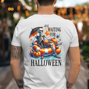 Just Waiting For Halloween T-Shirt, Sweatshirt, Hoodie or Tote Bag