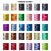 Custom Glitter Applique Embroidered T-Shirt Thread Chart
