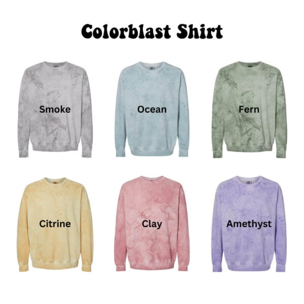 Custom MAMA, NANA, PAPA Colorblast Comfort Shirt