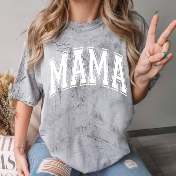 Custom MAMA, NANA, PAPA Colorblast Comfort Shirt 2