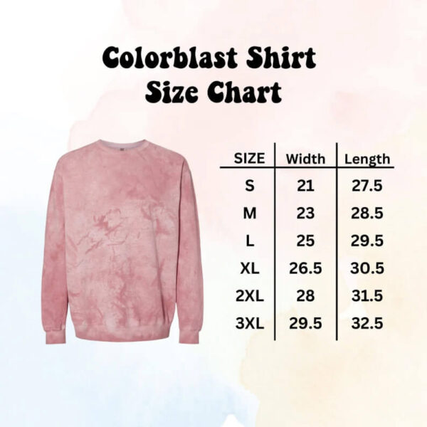 Custom MAMA, NANA, PAPA Colorblast Comfort Shirt Sizes