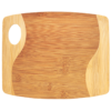 Bamboo Two Tone Cutting Board with Handle - Image 2