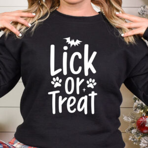 Lick or Treat white T-Shirt, Sweatshirt, Hoodie or Tote Bag
