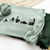 Lovely Black Cat Embroidered Sweatshirt 3