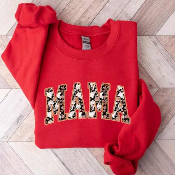 Retro Spooky Mama Sweatshirt 3