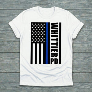 Whittier PD Flag T-Shirts